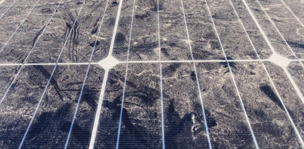 Dust on Solar Panels