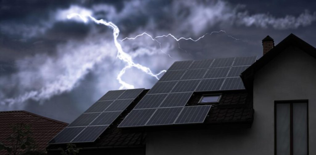 lightning protection for solar panels